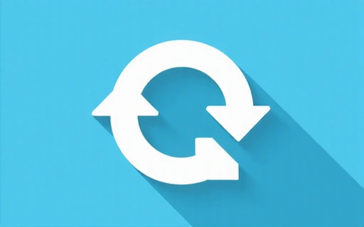 Un'icona stilizzata che indica un aggiornamento o una modifica, come una freccia circolare o un ingranaggio.